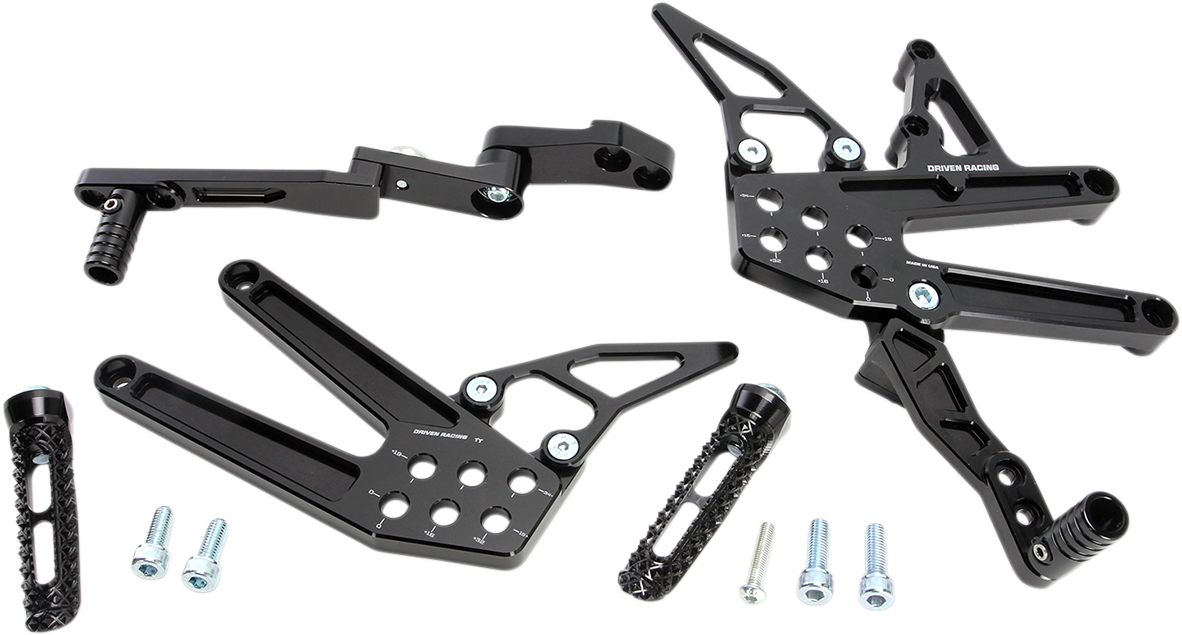 Driven TT Rearsets DRP-731-BK
