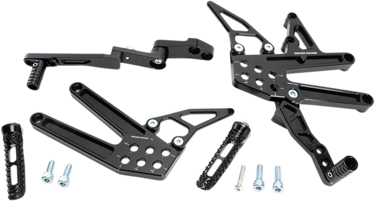 Driven TT Rearsets DRP-731-BK