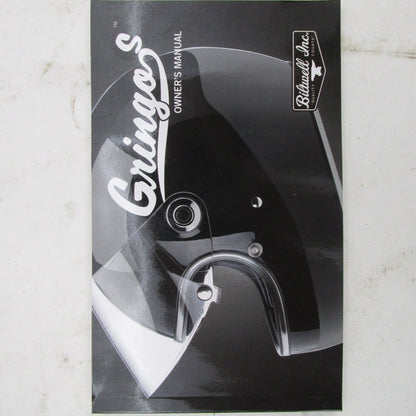 BIltwell NIB Gringo Model S w/ Shield SMALL Flat Black 1003-201-102 |