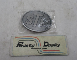 Vintage Look Metal STP Oil Racing NASCAR  Belt Buckle 3-5/8" X 2-1/2"