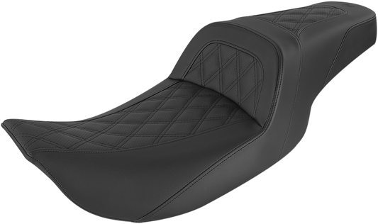 Saddlemen Slim Lattice Stitched Seat Black 897-06-162