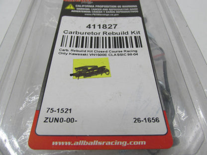 All Balls Carburetor Rebuild Kit 98-04 Kawasaki VN1500E Classic 411827