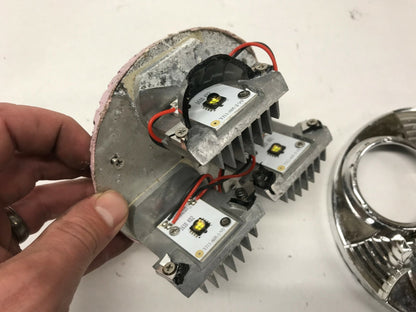 Harley Davidson Triple LED Beam Headlight Parts Aftermarket