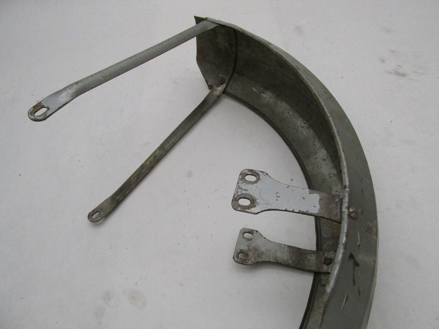 Vintage 4.5" Wide Metal Gray Front Fender Chopper Bobber Triumph BSA Harley