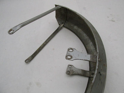 Vintage 4.5" Wide Metal Gray Front Fender Chopper Bobber Triumph BSA Harley