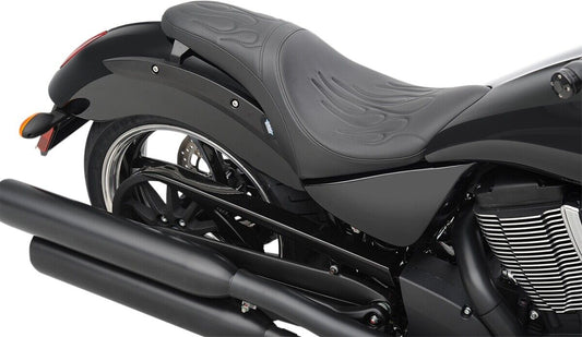 Drag Specialties Predator Seat Flame Stitch 0810-1597