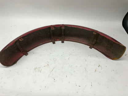 Vintage Harley Davidson Ironhead Front 5"  Fender Red no Dents Metal X