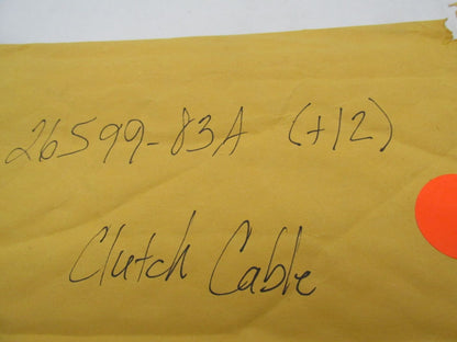 Harley Davidson Genuine NOS Steel Braided+12" over Stock Clutch Cable 26599-83A