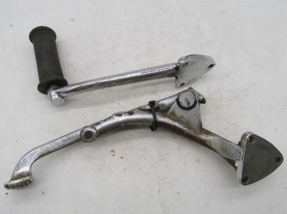 Triumph BSA Vintage Chopper Chrome Brake Side Foot Control Lever with Mount