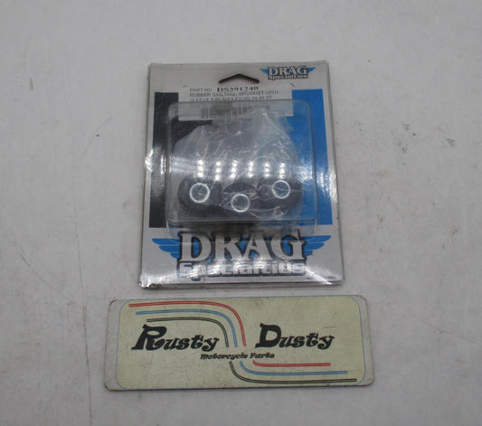 Lot of 3 Harley Drag Specialties Rubber Gas Tank Grommets & Sleeves DS391240