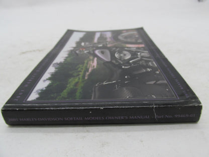 Harley-Davidson Official Factory 2001 Softail Owner's Manual Book 99469-01