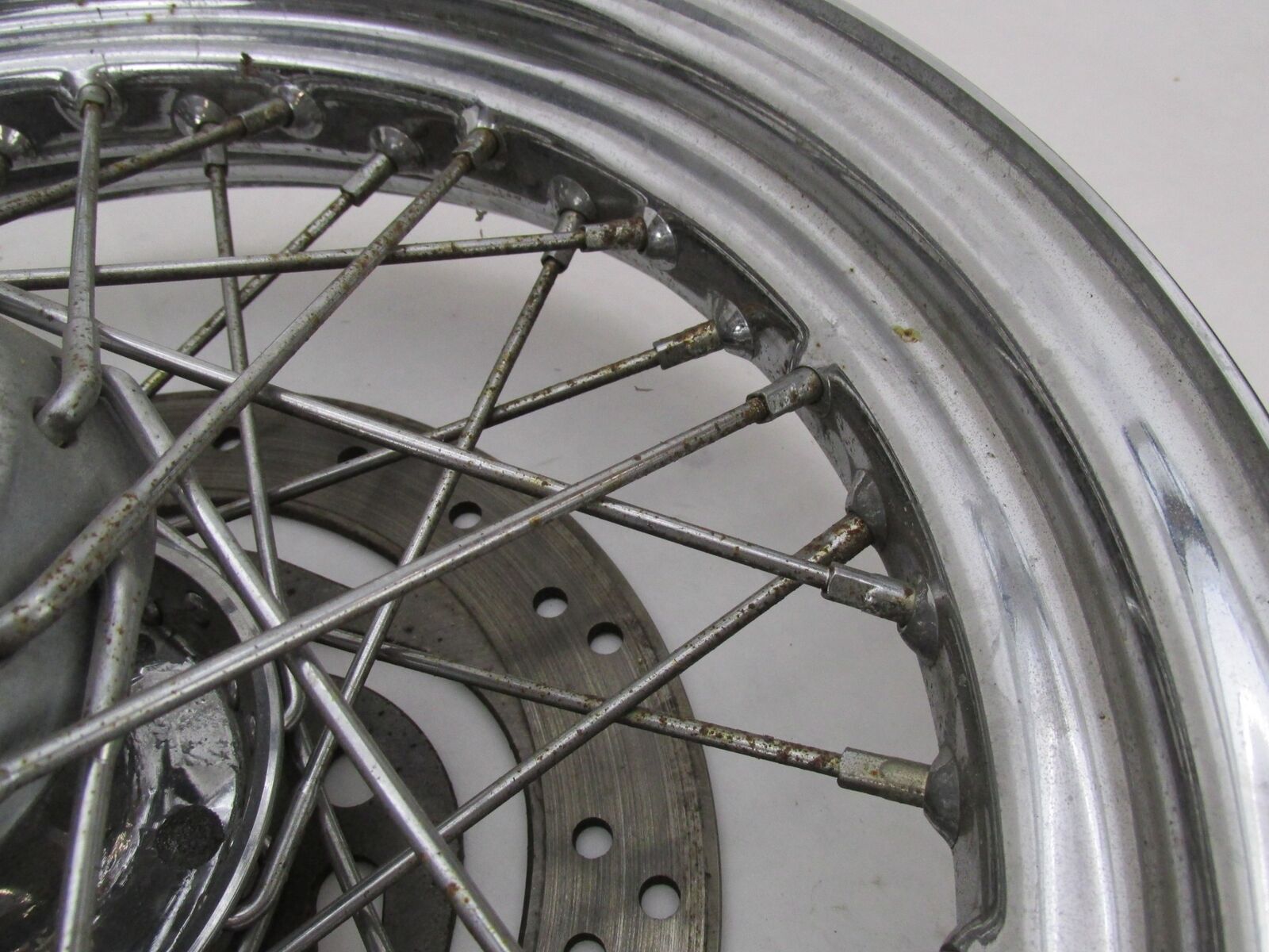 Harley-Davidson 2003 Road King 16" Front Chrome Spoke Wheel 43085-97