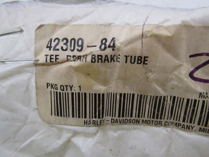 Harley Davidson Genuine NOS Tee Rear Brake Tube 42309-84