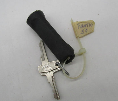 Vintage Fantic Motor 50 Dealer Documents And Motorcycle Ignition Key Set