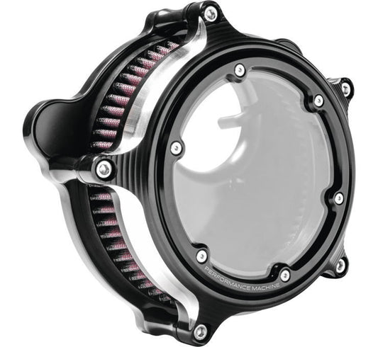 Performance Machine Vision Series Air Cleaners w/Bezel Contrast Cut 0206-2156-BM