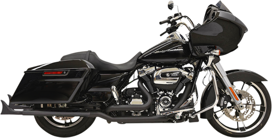 Bassani Fishtail Slip-On Mufflers Black 1F27EB-33