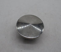 Harley Davidson Custom Chopper Polished Chrome Convex Pointed Fuel Gas Tank Cap