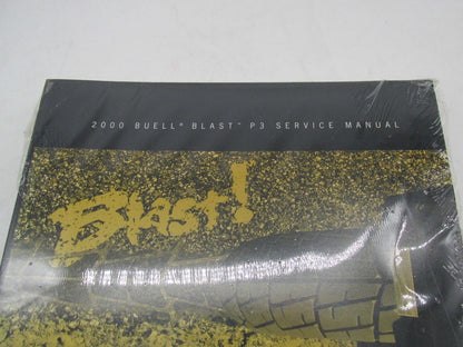 Buell NOS Sealed Official Factory 2000 Blast P3 Service Manual 99492-00Y