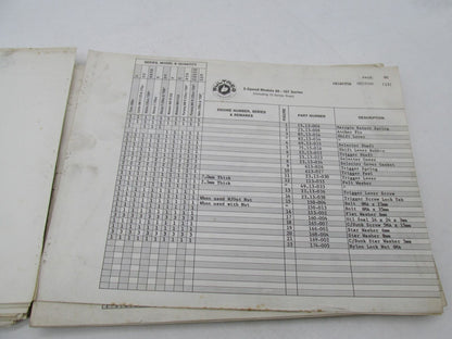 Bultaco Original 5 Speed 80-107 Series Incl. 73 Tiron Parts Catalog List Book