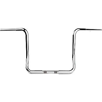 LA Choppers 1-1/4 in. Twin Round Handlebars 1-1/4" Chrome LA-7325-14C