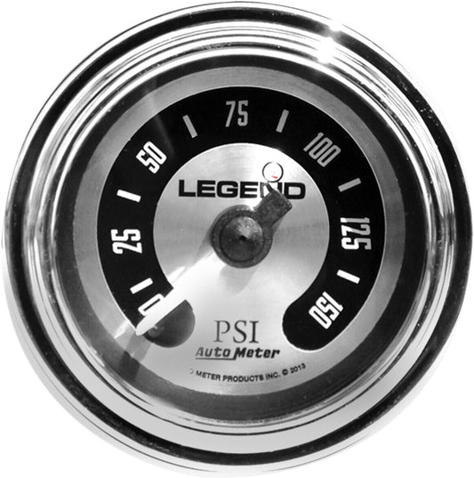 LEGENDS Fairing Mounted LED Backlit PSI Gauges Spun Aluminum - Lighted