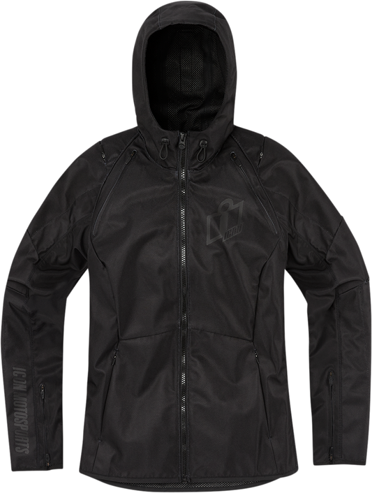 Icon Women's Airform Jacket Black XL 2822-1403