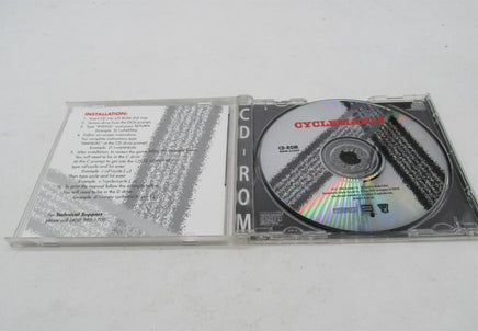 Vintage Cyclemania Disc CD ROM Full Motion Video Adrenaline Rush