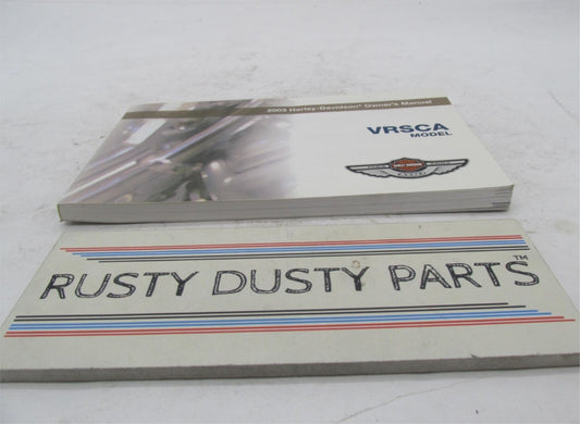 Harley-Davidson Official Factory 2003 VRSCA Owner's Manual Book 99736-03