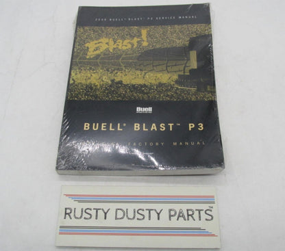 Buell NOS Sealed Official Factory 2000 Blast P3 Service Manual 99492-00Y