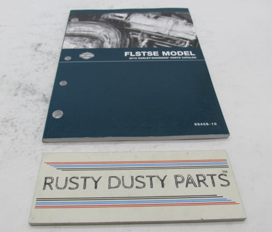 Harley-Davidson Official Factory 2010 FLSTSE Model Parts Catalog 99458-10