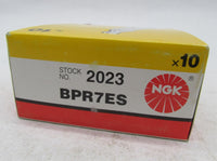 Box of 10 NGK NOS Spark Plugs 2023 BPR7ES