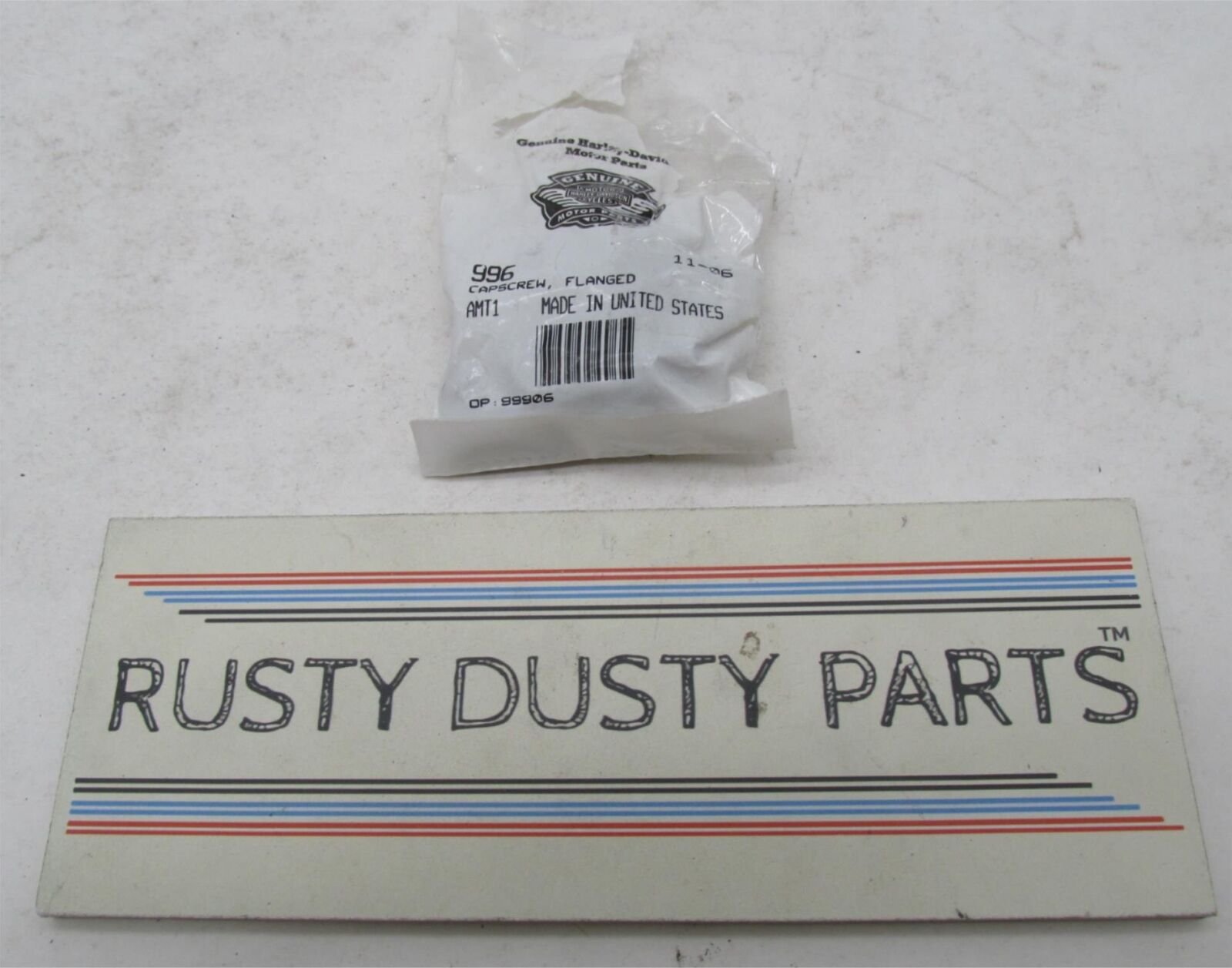 Lot of 2 Harley-Davidson Genuine NOS Flanged Cap Screws 996