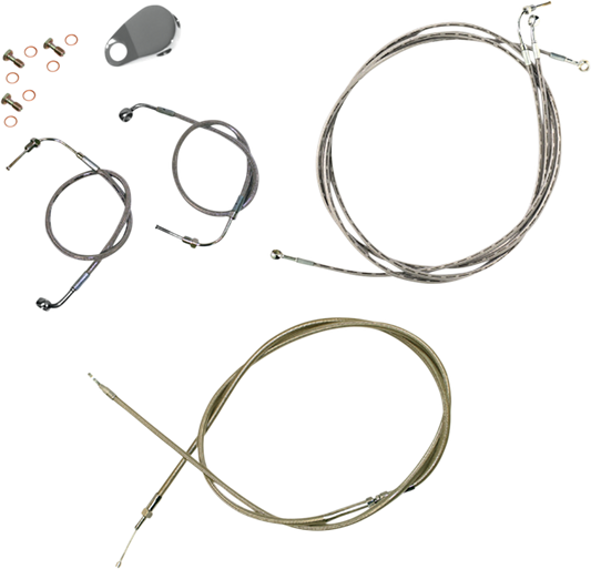 LA Choppers Handlebar Cable/Brake Line Kit LA-8157KT-08