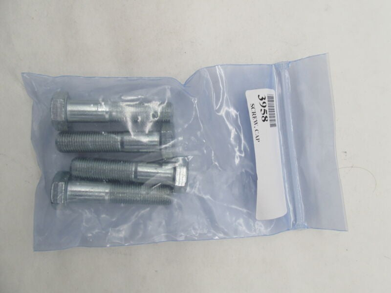 Lot of 4 Harley-Davidson Genuine NOS AMF Shock Absorber Bolts 3958