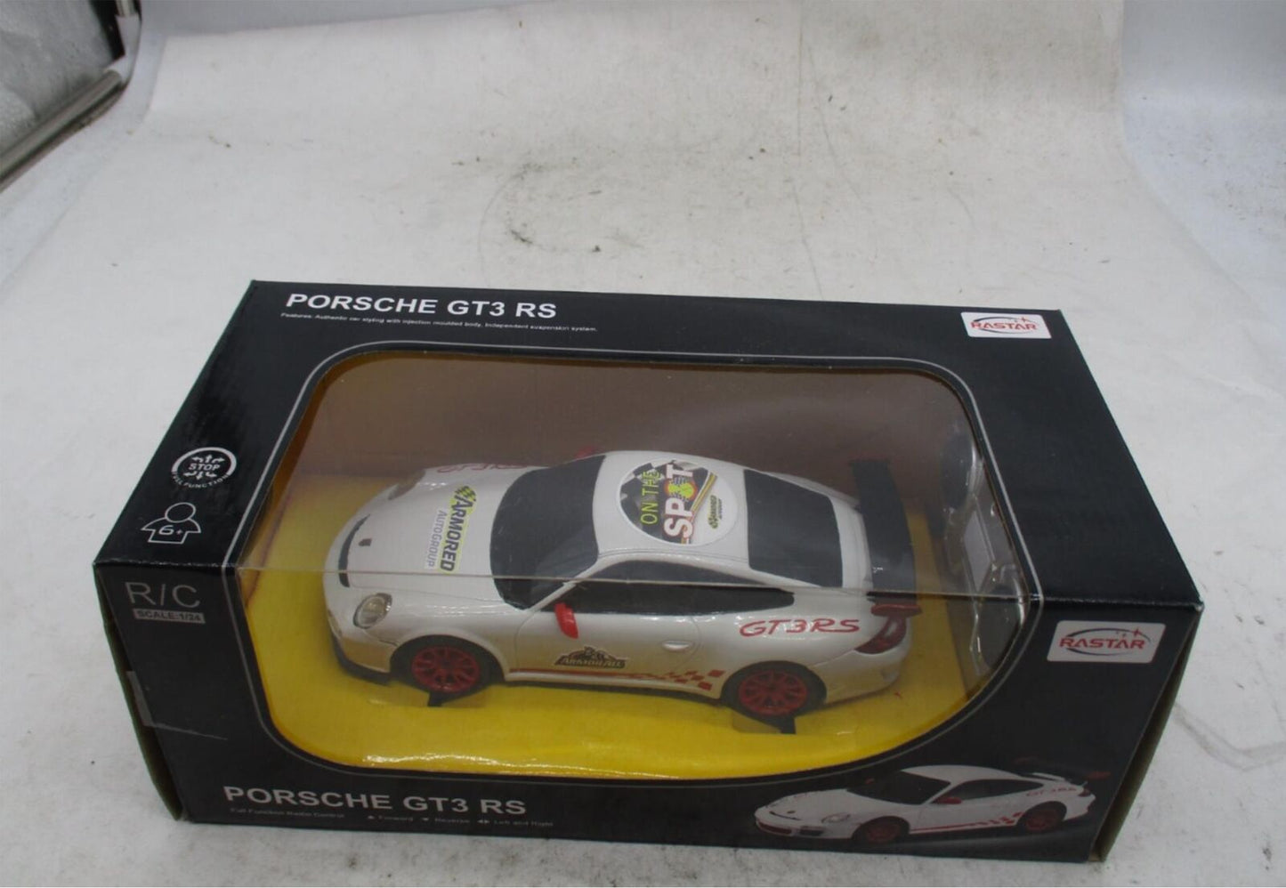 Rastar AmorAll Sponsored RC Remote Control Porsche GT3 RS 1/24 Scale