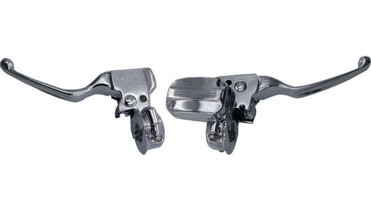 Drag Specialties Brake/Mechanical Clutch Control Kit Chrome 0610-2249