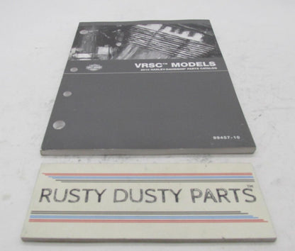 Harley-Davidson Official Factory 2010 VRSC V-Rod Parts Catalog Manual 99457-10