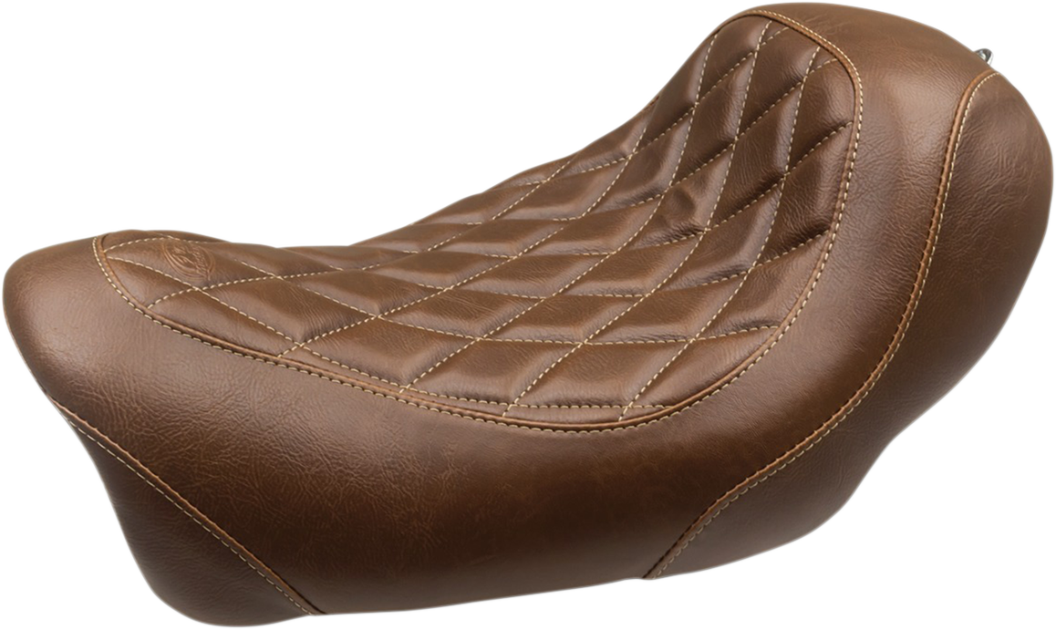 Mustang Wide Tripper Solo Seat Brown Diamond 75043