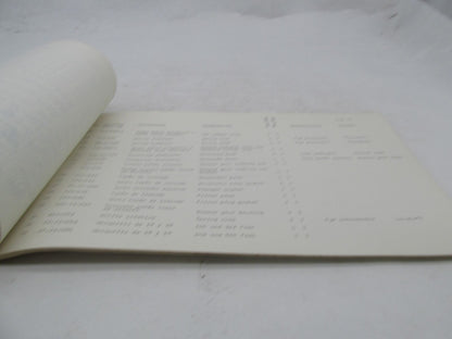 Bultaco Original Factory Frontera 180 Catalog Parts List 180.32-117