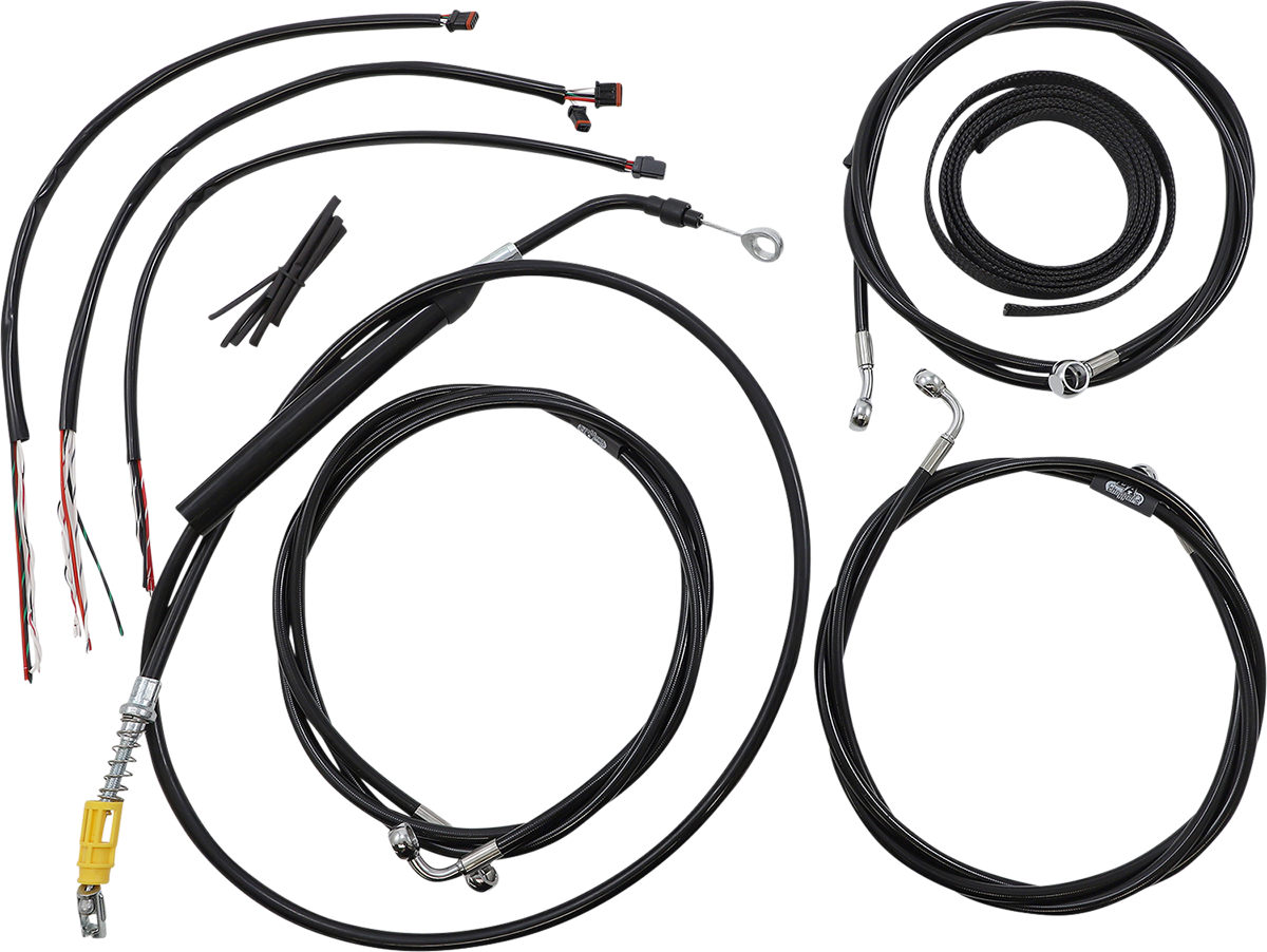 LA Choppers Handlebar Cable/Brake Line Kit LA-8056KT2-16B
