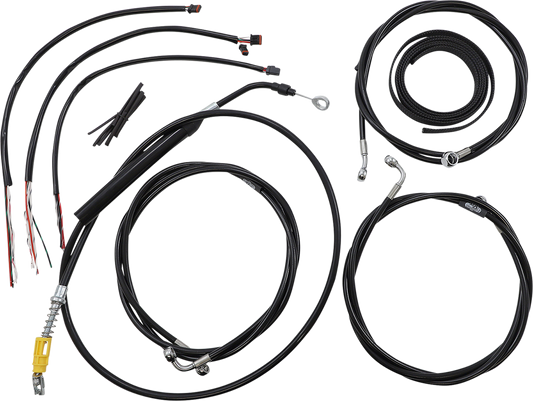 LA Choppers Handlebar Cable/Brake Line Kit LA-8056KT2-16B