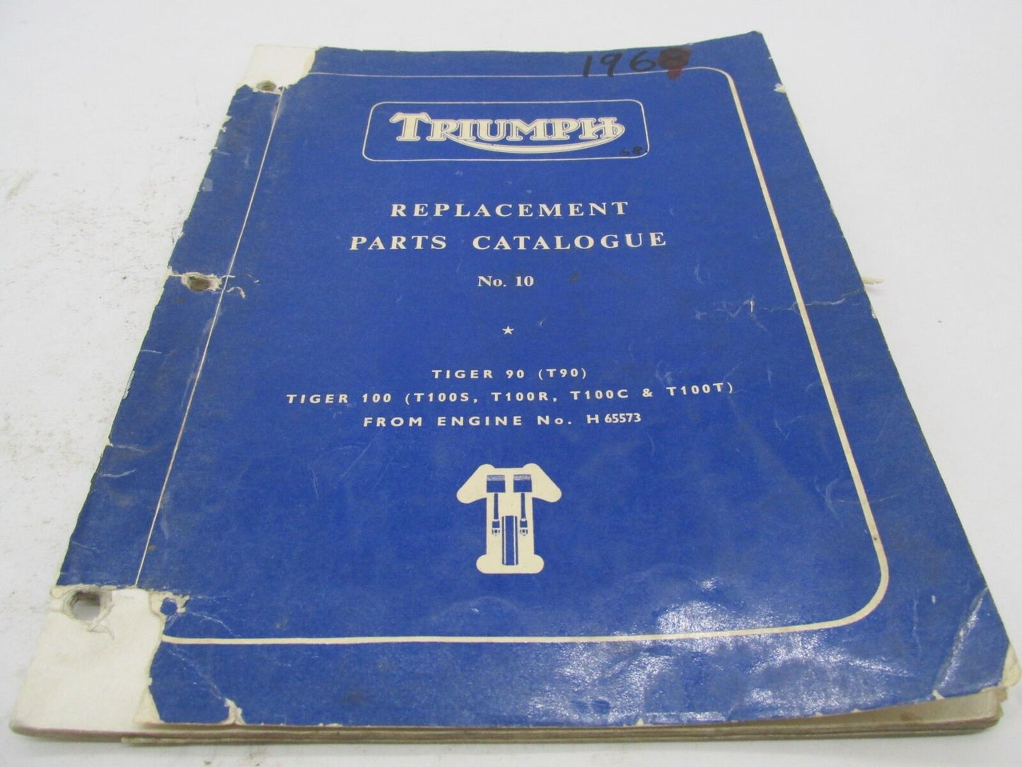 Triumph Tiger T90 Tiger T100S, T100R, T100C and T100T Replacement Parts Catalog