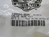 Harley Davidson Genuine NOS Twin Cam Valve Seal Kit 18094-02A