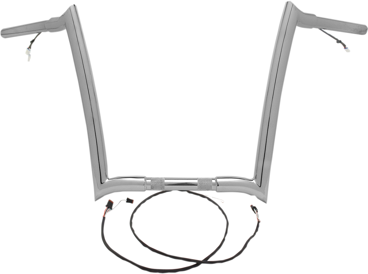 Paul Yaffe 1 1/4" Pre-Wired Bagger Monkey Bars 12" Rise OEMPW-15L-12 C