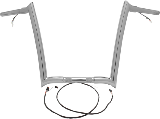 Paul Yaffe 1 1/4" Pre-Wired Bagger Monkey Bars 12" Rise OEMPW-15L-12 C