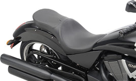 Drag Specialties Low Profile Touring Seat with Backrest Option Smooth 0810-1605