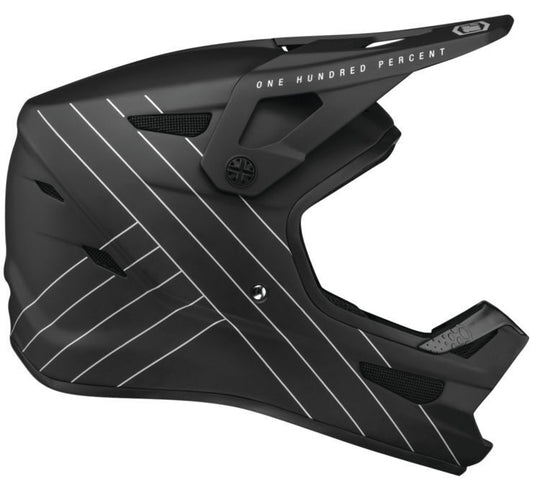 100% Youth Status Bike Helmet Black L 80011-001-06