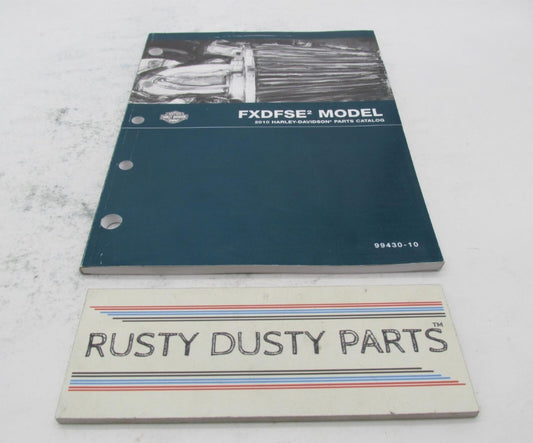 Harley-Davidson Official Factory 2010 FXDFSE² Parts Catalog 99430-10