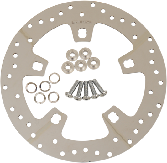 Drag Specialties Custom Brake Rotors 11.5" Polished Finish 1710-3409