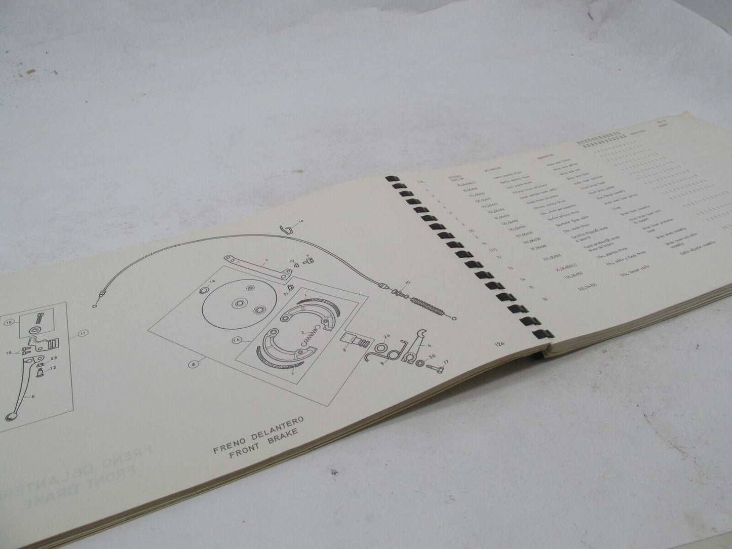 Bultaco Original 1975 Sherpa T Motorcycle Catalog Parts List 150.32-117